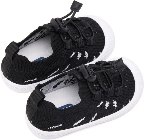 Miniatura 70 de BMCiTYBM Zapatos de bebé para niños y niñas, zapatos para caminar para niños pequeños, zapatos ligeros antideslizantes para 6, 9, 12, 18, 24 meses