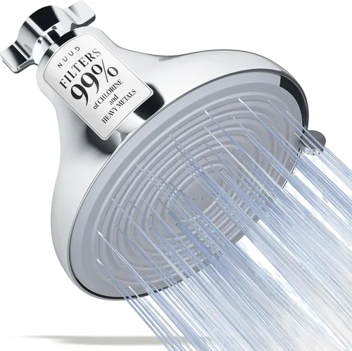 Miniatura 9 de NUUD Cabezal de ducha filtrado, elimina el cloro, los metales pesados y los contaminantes para un cuero cabelludo, piel y cabello más saludables