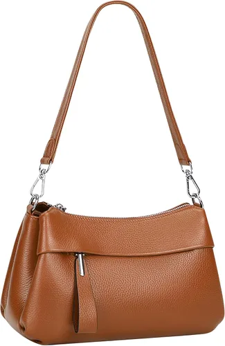 Miniatura 25 de Over Earth Genuine Leather Crossbody Bags for Women Small Hobo Handbags Shoulder Purses with 2 Detachable Straps