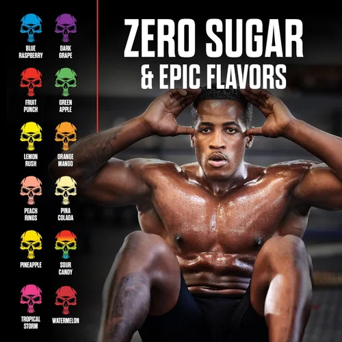 Miniatura 7 de JNX SPORTS The Curse! Fruit Punch - Polvo de preentrenamiento con creatina, preentrenamiento de energía extrema para hombres y mujeres, 50