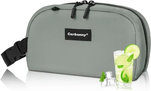 Miniatura 8 de Bolsa de almuerzo enfriadora - Congelable y aislada para viajes, niños/adultos, apta para yogur Rosa