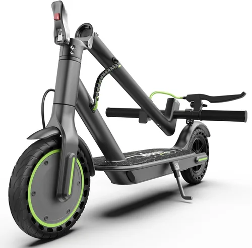 Werhy Kids Electric Scooter, 350W Motor, 19 Mph Speed & 15 Miles Range, 8.5" Solid Tires, Lightweight Foldable Scooter with Dual Braking System, Max