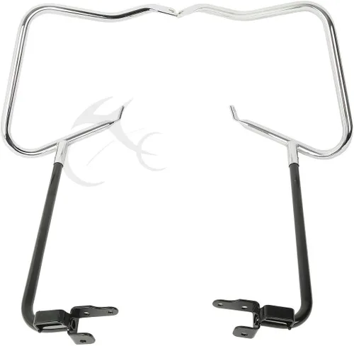 Miniatura 5 de TCT-MOTORPARTS Barras protectoras de soporte para alforja Harley Road King FLHR Street Glide FLHX Special FLHXS Ultra Limited FLHTK CVO FLHTKSE