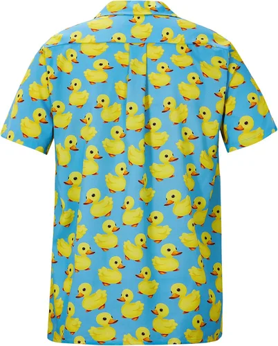 Miniatura 95 de Camisa hawaiana para hombre, con estampado floral, cómoda, con botones, casual, manga corta, ropa de playa para hombre