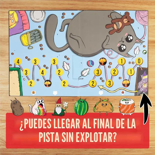 Miniatura 4 de Exploding Kittens: El Juego de Mesa - El Juego de Fiesta Lleno de Acción para Celebrar el 10º Cumpleaños - 2-6 Jugadores a Partir de 7 Años - Ideal