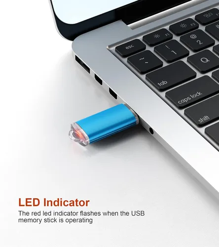 Miniatura 6 de TOPESEL Paquete de 2 unidades de memoria USB 3.0 de 64 GB de alta velocidad, memoria USB 3.0 para PC, portátiles, tabletas, televisores, audio
