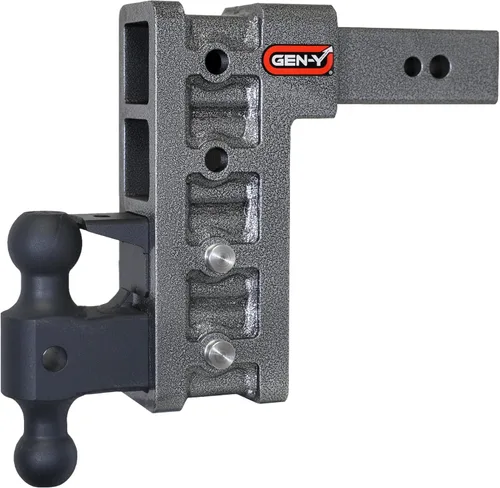 Miniatura 13 de GEN-Y Hitch Enganche de caída ajustable de 6 pulgadas con doble bola GH-0161, GH-0162 bloqueo de punta para receptor de 2.5 pulgadas - Capacidad