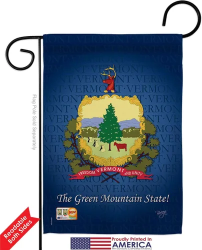 Miniatura 2 de Bandera de jardín de Estados Unidos de Vermont Regional, Estados Unidos, Territorios de Estados Unidos, República de país, área particular, pequeña