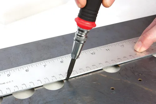 Miniatura 5 de Performance Tool Punzón central automático W7550 HD - Herramienta precisa y duradera para marcar y perforar materiales, negro