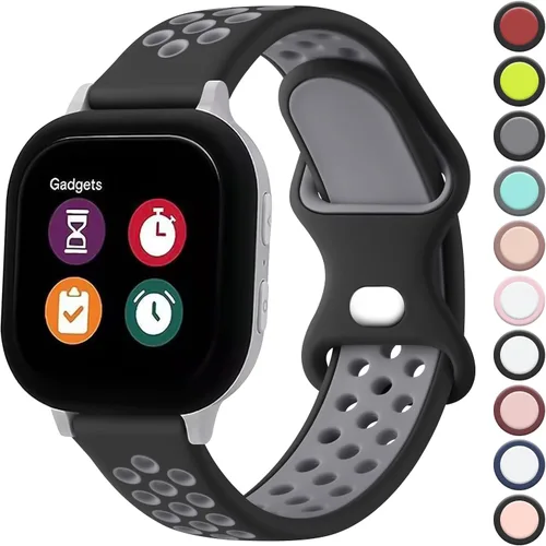 Meliya Correa de silicona de repuesto para Gizmo Watch 3 2 1/Gabb Watch 3 2 1, 0.787 in, transpirable, impermeable, correa de repuesto para reloj