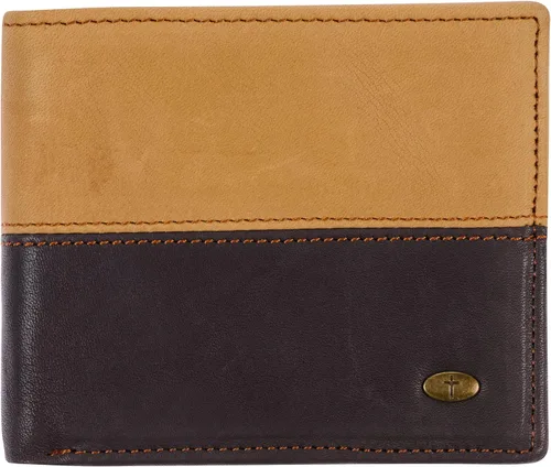 Miniatura 2 de Christian Art Gifts Cartera clásica de cuero de grano completo para hombre con emblema cruzado, bloqueo RFID para tarjetas, identificación, ranuras