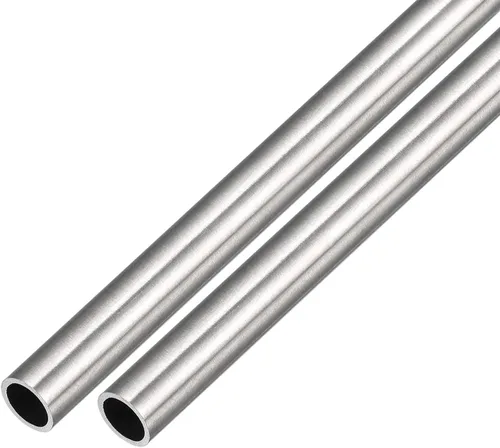 METALLIXITY Tubo de acero inoxidable 304 (0.236 in de diámetro x 0.020 in de pared T x 11.811 in de largo), 2 piezas, tubo recto - para muebles del