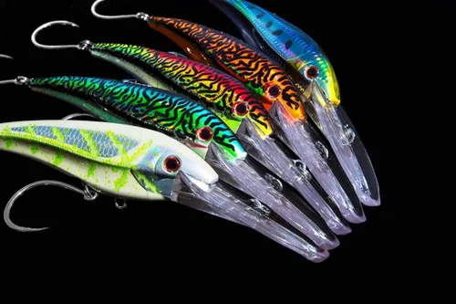 Miniatura 4 de Nomad Design DTX Minnow con sistema Autotune patentado - Acción de natación de pez cebo agonizante, BKK Diablo