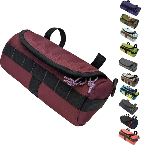 Miniatura 16 de Bolsa para manillar (Bikeday Cake) Capacidad de 2 litros Amplia bolsa para bicicleta con 2 correas de hebilla extra largas y 1 correa de gancho