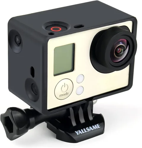 Miniatura 4 de Funda protectora para cámara GoPro Hero 4 de GoPro Hero 4, color negro, plateado y negro / héroe 3+/3, ideal para senderismo y viajes, grabación