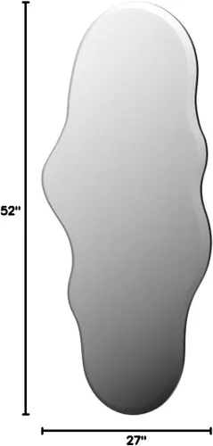 Miniatura 8 de BST FURNH Espejo Único de Cuerpo Completo Montado en la Pared Espejo Alto Espejo de Cuerpo Completo de Longitud Completa Espejo de Longitud de Piso