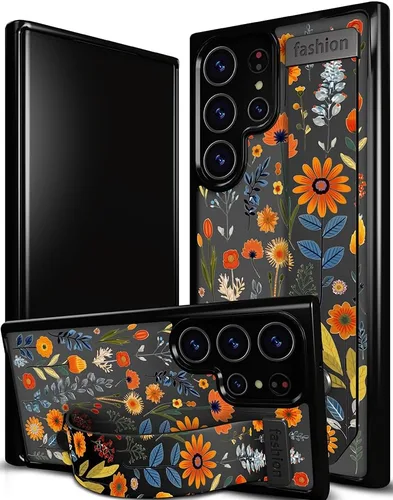 Miniatura 84 de Compatible para Samsung Galaxy S23 Funda Bonita con Correa Soporte Dedo Kickstand, Fundas de Silicona Geniales de Diseñador Funda Cover - Mariposa