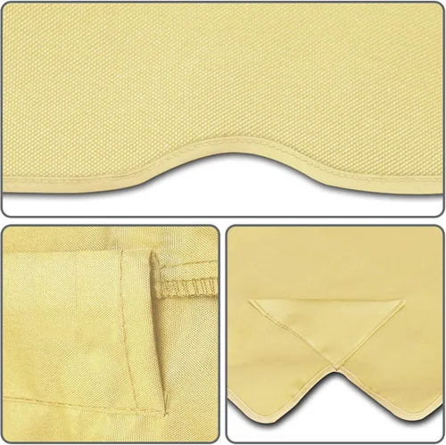 Miniatura 6 de Cubierta de repuesto para columpio de patio al aire libre (65 x 45 pulgadas, beige)