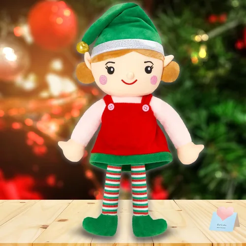 Miniatura 2 de Houwsbaby Elfo de Navidad, juguetes de peluche para niños y niñas, elfos de peluche, fiestas de Navidad, decoración del hogar, regalos para niños