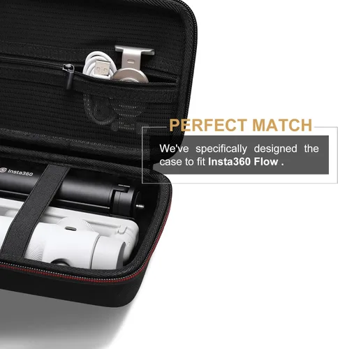 Miniatura 3 de LTGEM - Funda rígida de viaje compatible con DJI Osmo Mobile SE/Osmo Mobile 7P/7/Osmo Mobile 6, Insta360 Flow/Flow Pro/Flow 2 Pro plegable AI Phone