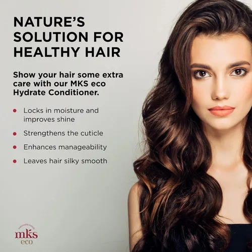 Miniatura 3 de Earthly Body MKS eco Hydrate Conditioner – Nutre e hidrata el cabello, protege contra la rotura – Aceite de argán marroquí, aceite de semilla