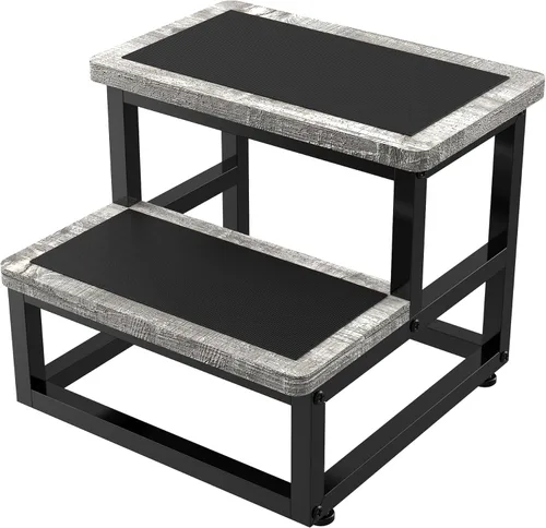 Miniatura 11 de YAKANJ Taburete Escalón, Taburete Escalón de Madera Resistente para Adultos Niños Pequeños, Taburete de Pie Resistente y Estable para Cocina Baño
