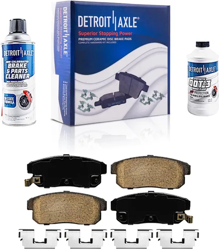 Miniatura 40 de Detroit Axle - Kit de freno delantero para Dodge Ram 1500 Durango Dakota Chrysler Aspen Dakota Driver Side Disco Freno Pinza de freno de cerámica