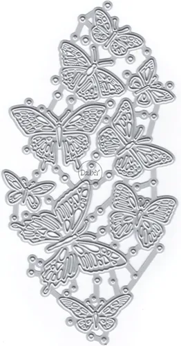 Miniatura 17 de DzIxY Lindas matrices de corte de metal de mariposa de insectos para hacer tarjetas, juegos de troqueles de papel para grabar, álbum, plantillas