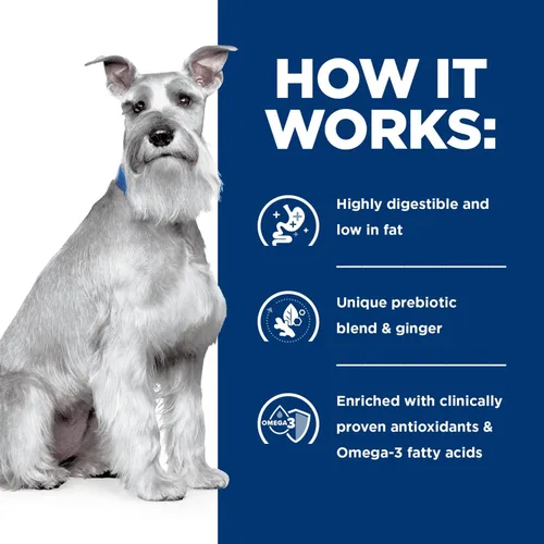 Miniatura 9 de Hill's Prescription Diet i/d Cuidado Digestivo Bajo en Grasa Sabor a Pollo Alimento Seco para Perros, Dieta Veterinaria, Bolsa de 8.5 lb