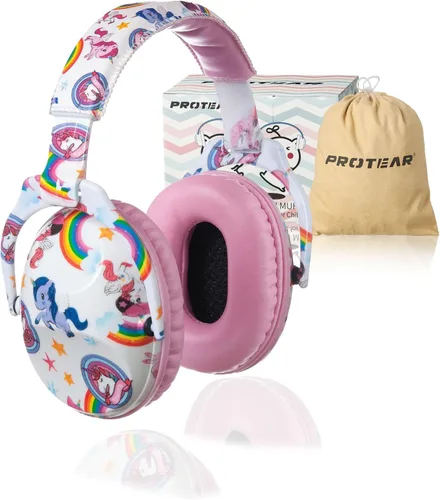 Miniatura 18 de Auriculares con cancelación de ruido para niños, protección auditiva NRR de 25 dB, reducción de ruido, a prueba de sonido para niños, orejeras