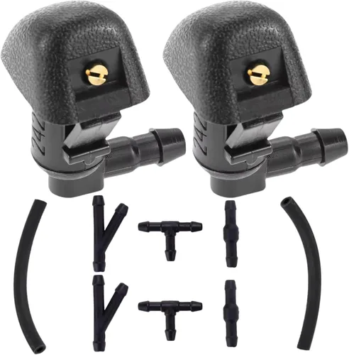 Kit de 10 piezas de manguera de boquilla ajustable para limpiaparabrisas Honda Odyssey - 2 boquillas, 2 mangueras y 6 conectores (tipo T/Y/I)