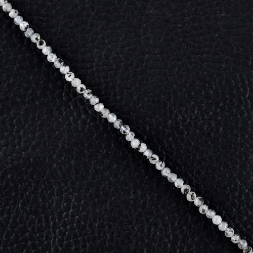 Miniatura 11 de Natural Gemstone Micro Round Beads Dainty Choker Bangle Bracelet, Handmade Jewelry for Women, Healing Chakra Crystals Silver Plated Chain 8 inch