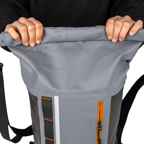 Miniatura 3 de Pelican Bolsa seca impermeable 10L/20L/30L - Reflectante - Exodry - Impermeable - Mantiene el equipo seco para kayak, playa, rafting y pesca Gris