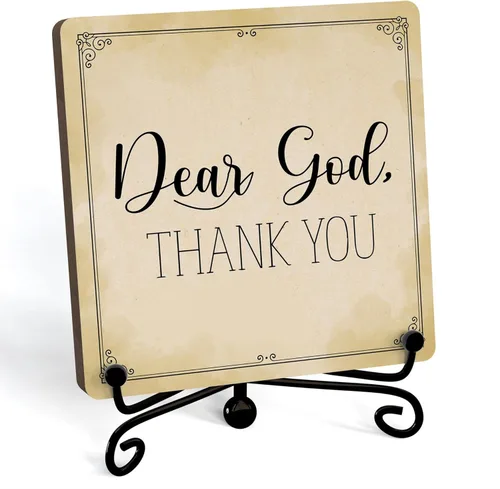 Miniatura 19 de Decoración Inspiradora Cristiana para Escritorio, Letrero "Dios Todavía Está Escribiendo Tu Historia", Decoración de Escritorio para Oficina, Hogar