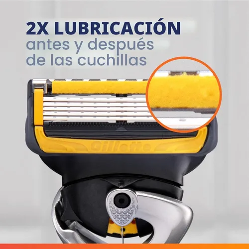 Miniatura 6 de Gillette ProGlide Shield - Maquinilla de afeitar para hombre, con 5 cuchillas, cortador de precisión, lubricación Comfortglide, deslizamiento