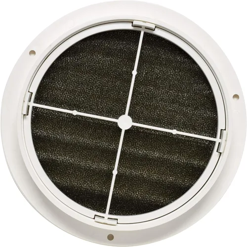 Miniatura 2 de Valterra A10-3361VP Ventilación de retorno de aire con rotación de 360° y filtro de espuma extraíble/lavable - 5-5/8" ID x 6-7/8" y extensión