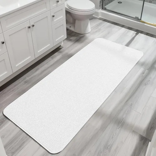 Miniatura 56 de Bosap Alfombra de Baño, Alfombras Corredoras de Baño Ultra Delgadas, Alfombras de Baño Grandes para Baño, Secado Rápido, Antideslizante, Lavable a