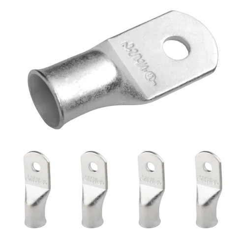 Miniatura 70 de SELTERM 5 piezas terminales de cable de cobre estañado 1/0 AWG perno de 1/2", extremos de cable de batería, terminales de anillo, conectores