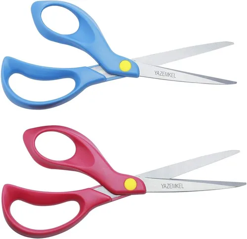 Miniatura 2 de Tijeras zurdas de acero inoxidable, paquete de 3, 8 pulgadas