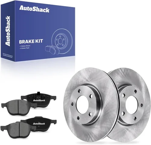Miniatura 15 de AutoShack - Kit de repuesto de rotores de freno delantero con pastillas de freno de cerámica para Mazda 3 2004-2013 2006-2010 2012-2017 Mazda 5 2010