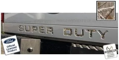 Miniatura 32 de 2008-2016 Insertos de letras para portón trasero (calcomanías delgadas) de reemplazo para Ford F250 F350 F450 Super Duty (2008-2016) Bandera