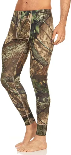 Miniatura 16 de Minus33 Kancamagus - Pantalones de capa base de peso medio para hombre, 100% lana merina, pantalones largos multiusos, ropa interior térmica