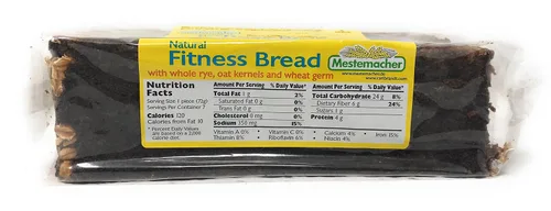 Miniatura 4 de Mestemacher Paquete variado de pan natural con alto contenido de fibra – Fitness, centeno y semillas de girasol – Grano entero, vegano, sin OMG