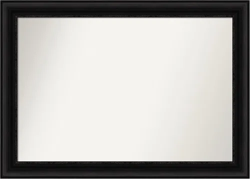 Miniatura 265 de Amanti Art Espejo personalizado, espejo de baño negro puente, espejo de pared o espejo de tocador de baño sobre el fregadero (26 x 26 pulgadas)