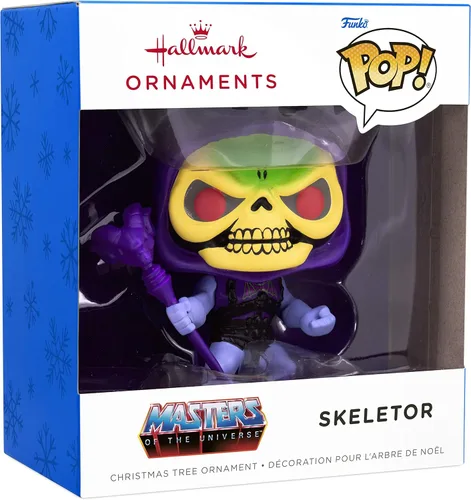 Miniatura 3 de Hallmark Masters of The Universe Skeletor con Armadura de Batalla Funko POP! Adorno Navideño (0003HCM1109)
