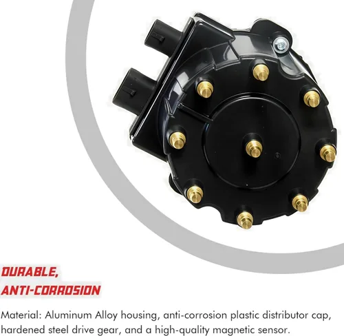 Miniatura 2 de Distribuidor de Encendido para Camión Chevy GMC Bloque Pequeño Bloque Grande 1500 2500 3500 5.0 305 5.7 350 427 TBI EFI LG4 LB9 con Tapa Negra
