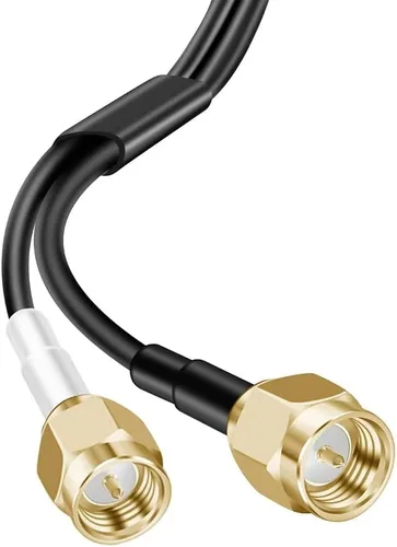 Miniatura 2 de 2x2 MIMO Omnidireccional de perfil bajo 4G LTE 5G Antena externa SMA macho conector con cable de 10 pies para enrutadores 4G/5G Hotspot Verizon AT&T