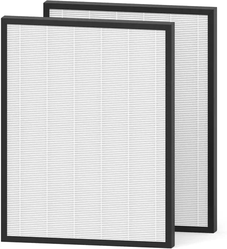 Miniatura 2 de Filtro de repuesto mejorado para purificadores Fellowes AeraMax 290/300/DX95 y HF-300/AP-300PH, compatible con piezas # 9287201 y 9324201, paquete