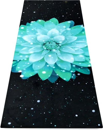Miniatura 10 de Heathyoga, Toalla de yoga con diseño exclusivo de bolsillos en las esquinas de microfibra 100%, ideal para yoga, pilates y entrenamiento físico