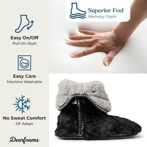 Miniatura 5 de Dearfoams Pantuflas plegables de Beth para mujer